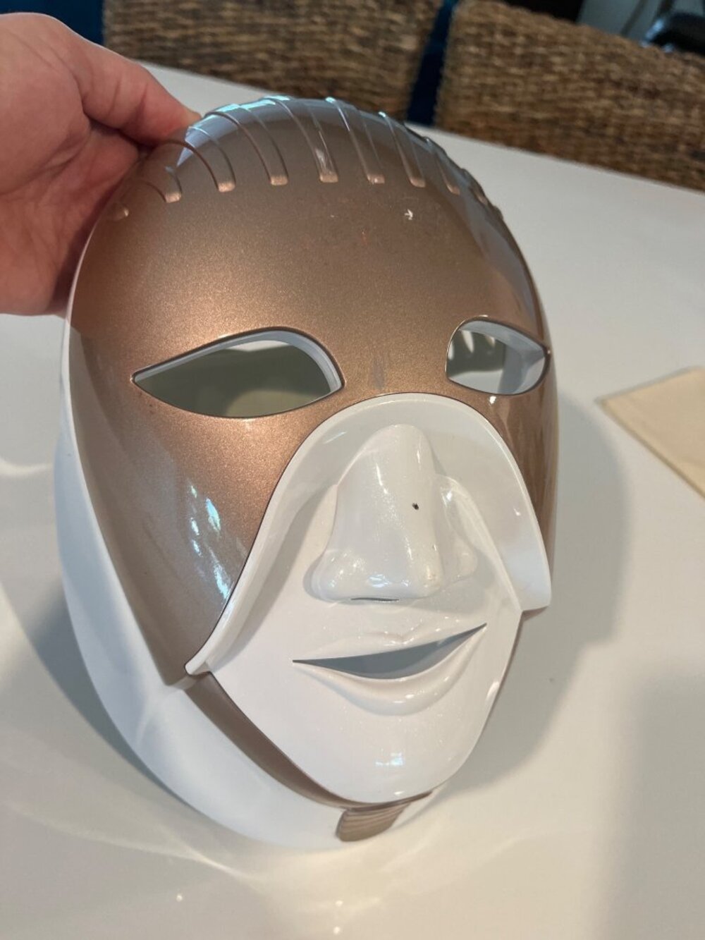 Cleopatra LED Light Therapy Mask With Adjustable Strap For Skin Rejuvenation Red